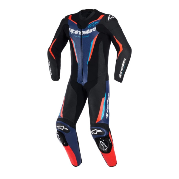 Alpinestars Alpinestars GP Force V2 Leather Men’s Suit 1PC Black Blue Red Fluo 
